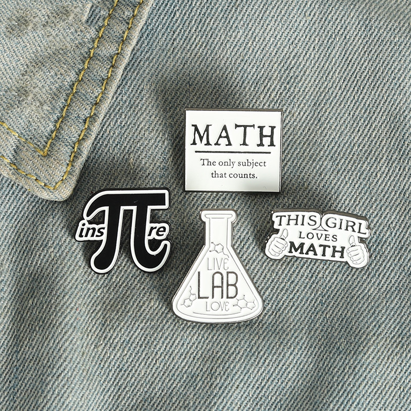 Science Buddies - Regalo all'ingrosso Matematica Spilla smaltata Matematica